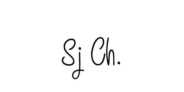 Also we have Sj Ch. name is the best signature style. Create professional handwritten signature collection using Angelique-Rose-font-FFP autograph style. Sj Ch. signature style 5 images and pictures png