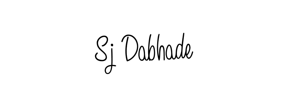 Once you've used our free online signature maker to create your best signature Angelique-Rose-font-FFP style, it's time to enjoy all of the benefits that Sj Dabhade name signing documents. Sj Dabhade signature style 5 images and pictures png