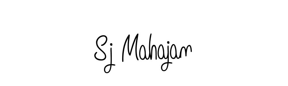 Design your own signature with our free online signature maker. With this signature software, you can create a handwritten (Angelique-Rose-font-FFP) signature for name Sj Mahajan. Sj Mahajan signature style 5 images and pictures png