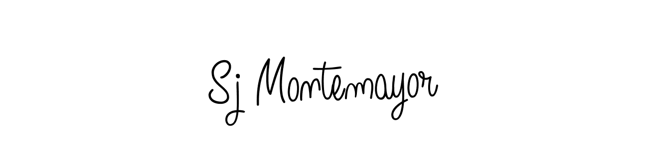 Best and Professional Signature Style for Sj Montemayor. Angelique-Rose-font-FFP Best Signature Style Collection. Sj Montemayor signature style 5 images and pictures png