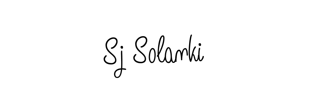 Create a beautiful signature design for name Sj Solanki. With this signature (Angelique-Rose-font-FFP) fonts, you can make a handwritten signature for free. Sj Solanki signature style 5 images and pictures png