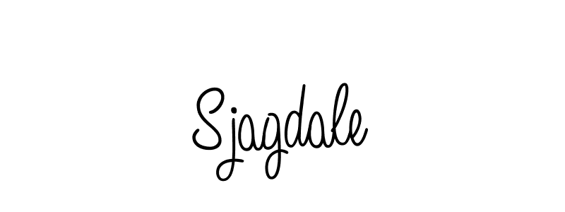 Sjagdale stylish signature style. Best Handwritten Sign (Angelique-Rose-font-FFP) for my name. Handwritten Signature Collection Ideas for my name Sjagdale. Sjagdale signature style 5 images and pictures png