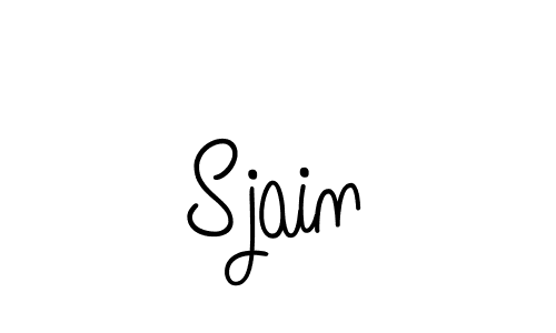 Make a beautiful signature design for name Sjain. With this signature (Angelique-Rose-font-FFP) style, you can create a handwritten signature for free. Sjain signature style 5 images and pictures png