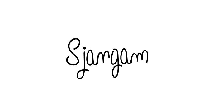 Once you've used our free online signature maker to create your best signature Angelique-Rose-font-FFP style, it's time to enjoy all of the benefits that Sjangam name signing documents. Sjangam signature style 5 images and pictures png