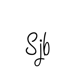 Use a signature maker to create a handwritten signature online. With this signature software, you can design (Angelique-Rose-font-FFP) your own signature for name Sjb. Sjb signature style 5 images and pictures png