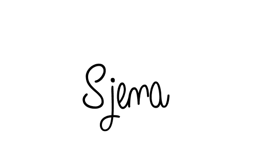 Use a signature maker to create a handwritten signature online. With this signature software, you can design (Angelique-Rose-font-FFP) your own signature for name Sjena. Sjena signature style 5 images and pictures png