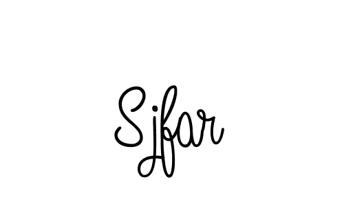 Sjfar stylish signature style. Best Handwritten Sign (Angelique-Rose-font-FFP) for my name. Handwritten Signature Collection Ideas for my name Sjfar. Sjfar signature style 5 images and pictures png