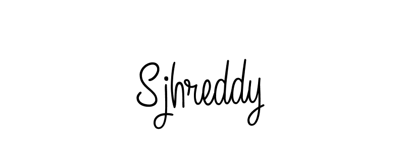 How to make Sjhreddy name signature. Use Angelique-Rose-font-FFP style for creating short signs online. This is the latest handwritten sign. Sjhreddy signature style 5 images and pictures png