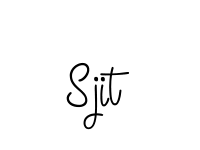 Sjit stylish signature style. Best Handwritten Sign (Angelique-Rose-font-FFP) for my name. Handwritten Signature Collection Ideas for my name Sjit. Sjit signature style 5 images and pictures png