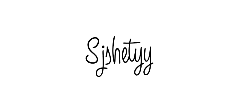 Design your own signature with our free online signature maker. With this signature software, you can create a handwritten (Angelique-Rose-font-FFP) signature for name Sjshetyy. Sjshetyy signature style 5 images and pictures png