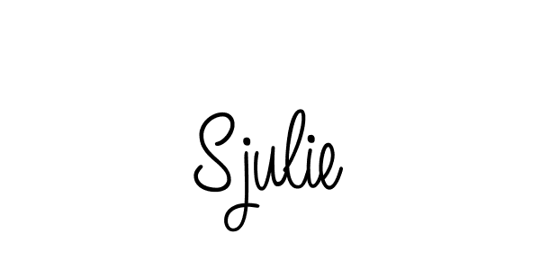 How to make Sjulie signature? Angelique-Rose-font-FFP is a professional autograph style. Create handwritten signature for Sjulie name. Sjulie signature style 5 images and pictures png