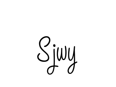 Sjwy stylish signature style. Best Handwritten Sign (Angelique-Rose-font-FFP) for my name. Handwritten Signature Collection Ideas for my name Sjwy. Sjwy signature style 5 images and pictures png