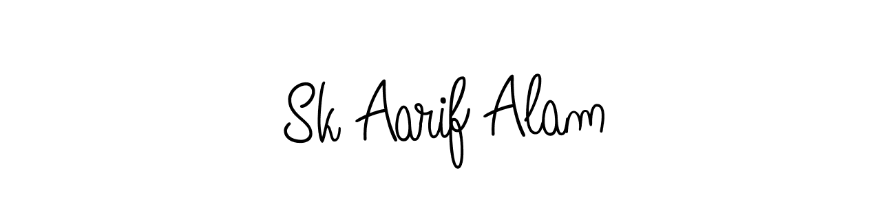 Sk Aarif Alam stylish signature style. Best Handwritten Sign (Angelique-Rose-font-FFP) for my name. Handwritten Signature Collection Ideas for my name Sk Aarif Alam. Sk Aarif Alam signature style 5 images and pictures png