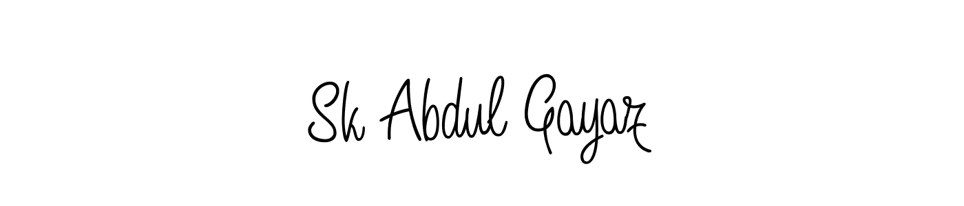 How to Draw Sk Abdul Gayaz signature style? Angelique-Rose-font-FFP is a latest design signature styles for name Sk Abdul Gayaz. Sk Abdul Gayaz signature style 5 images and pictures png