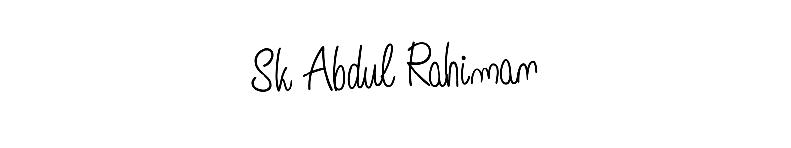 Sk Abdul Rahiman stylish signature style. Best Handwritten Sign (Angelique-Rose-font-FFP) for my name. Handwritten Signature Collection Ideas for my name Sk Abdul Rahiman. Sk Abdul Rahiman signature style 5 images and pictures png
