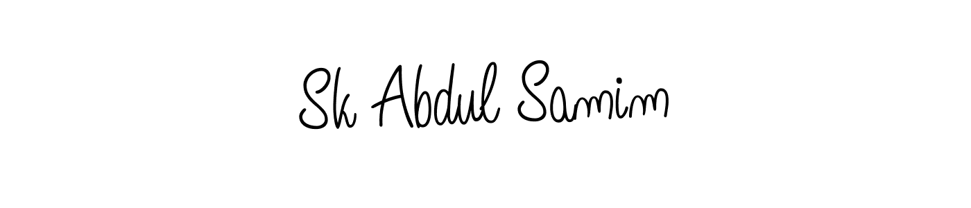 if you are searching for the best signature style for your name Sk Abdul Samim. so please give up your signature search. here we have designed multiple signature styles  using Angelique-Rose-font-FFP. Sk Abdul Samim signature style 5 images and pictures png