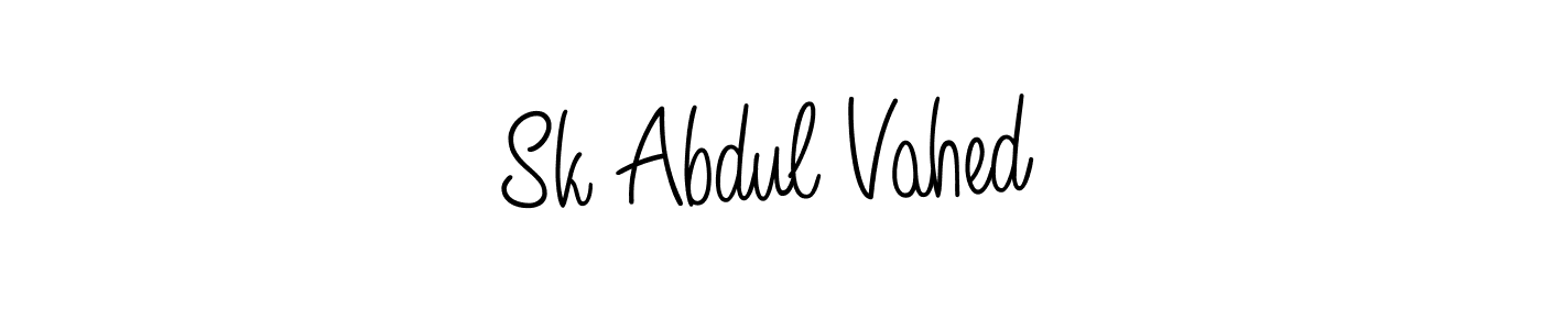 Also You can easily find your signature by using the search form. We will create Sk Abdul Vahed name handwritten signature images for you free of cost using Angelique-Rose-font-FFP sign style. Sk Abdul Vahed signature style 5 images and pictures png