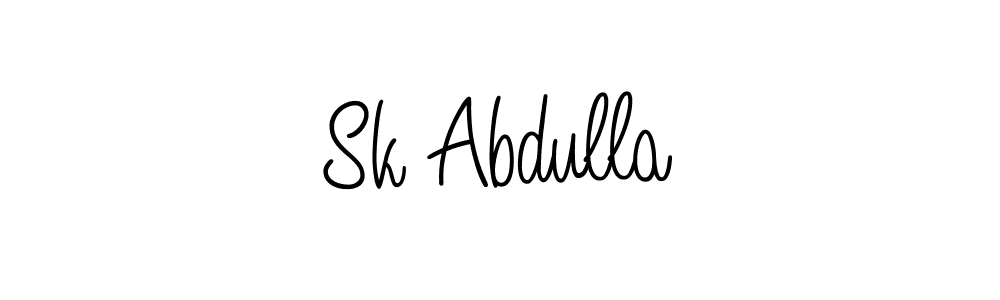 Best and Professional Signature Style for Sk Abdulla. Angelique-Rose-font-FFP Best Signature Style Collection. Sk Abdulla signature style 5 images and pictures png