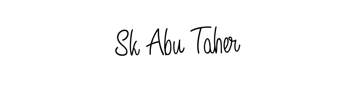 Also You can easily find your signature by using the search form. We will create Sk Abu Taher name handwritten signature images for you free of cost using Angelique-Rose-font-FFP sign style. Sk Abu Taher signature style 5 images and pictures png