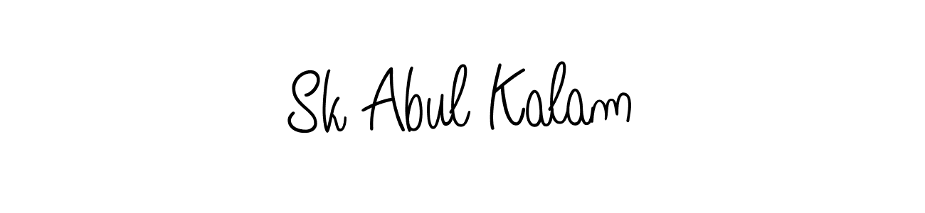 How to make Sk Abul Kalam signature? Angelique-Rose-font-FFP is a professional autograph style. Create handwritten signature for Sk Abul Kalam name. Sk Abul Kalam signature style 5 images and pictures png