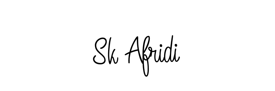 You should practise on your own different ways (Angelique-Rose-font-FFP) to write your name (Sk Afridi) in signature. don't let someone else do it for you. Sk Afridi signature style 5 images and pictures png