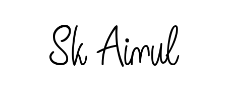 Check out images of Autograph of Sk Ainul name. Actor Sk Ainul Signature Style. Angelique-Rose-font-FFP is a professional sign style online. Sk Ainul signature style 5 images and pictures png