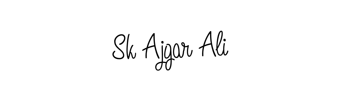 Angelique-Rose-font-FFP is a professional signature style that is perfect for those who want to add a touch of class to their signature. It is also a great choice for those who want to make their signature more unique. Get Sk Ajgar Ali name to fancy signature for free. Sk Ajgar Ali signature style 5 images and pictures png