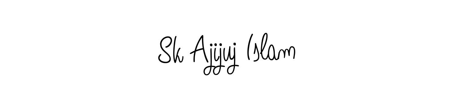 Here are the top 10 professional signature styles for the name Sk Ajijuj Islam. These are the best autograph styles you can use for your name. Sk Ajijuj Islam signature style 5 images and pictures png