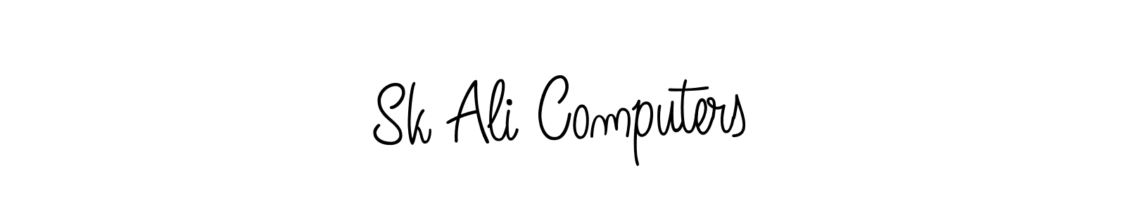 Here are the top 10 professional signature styles for the name Sk Ali Computers. These are the best autograph styles you can use for your name. Sk Ali Computers signature style 5 images and pictures png
