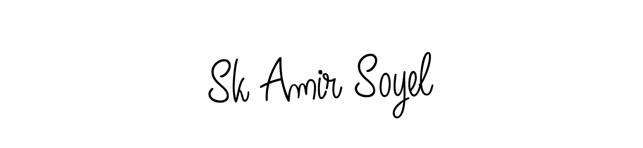Similarly Angelique-Rose-font-FFP is the best handwritten signature design. Signature creator online .You can use it as an online autograph creator for name Sk Amir Soyel. Sk Amir Soyel signature style 5 images and pictures png