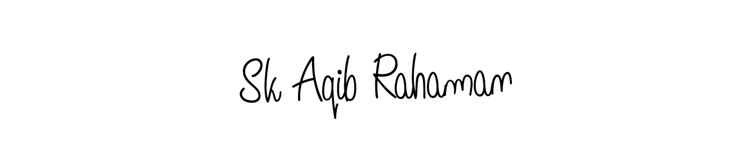 Make a short Sk Aqib Rahaman signature style. Manage your documents anywhere anytime using Angelique-Rose-font-FFP. Create and add eSignatures, submit forms, share and send files easily. Sk Aqib Rahaman signature style 5 images and pictures png