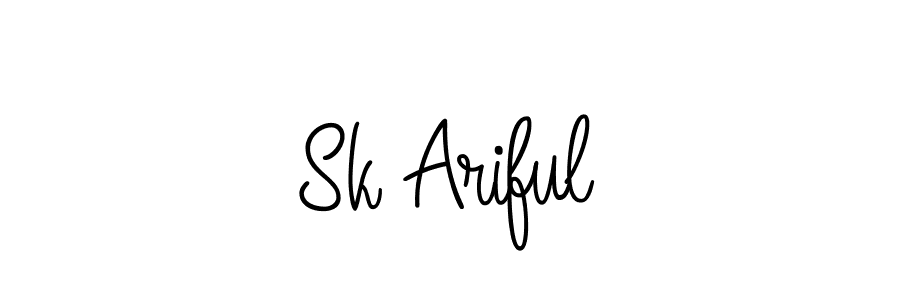 It looks lik you need a new signature style for name Sk Ariful. Design unique handwritten (Angelique-Rose-font-FFP) signature with our free signature maker in just a few clicks. Sk Ariful signature style 5 images and pictures png