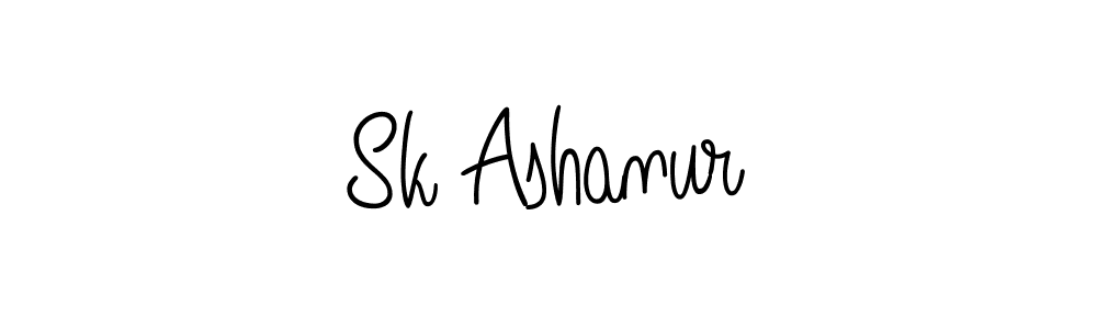 How to Draw Sk Ashanur signature style? Angelique-Rose-font-FFP is a latest design signature styles for name Sk Ashanur. Sk Ashanur signature style 5 images and pictures png