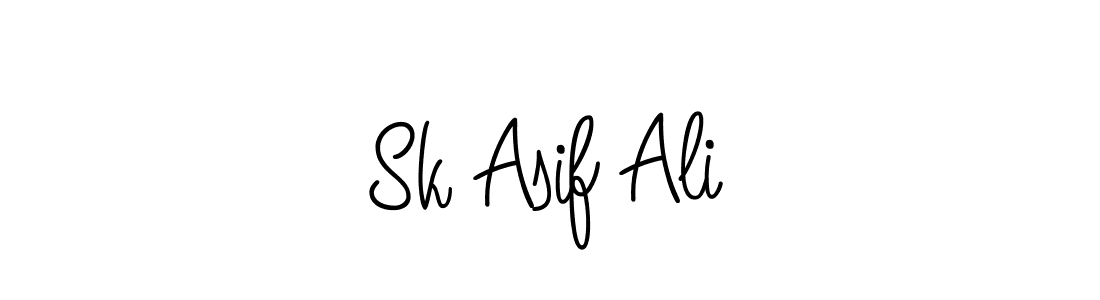 Also we have Sk Asif Ali name is the best signature style. Create professional handwritten signature collection using Angelique-Rose-font-FFP autograph style. Sk Asif Ali signature style 5 images and pictures png