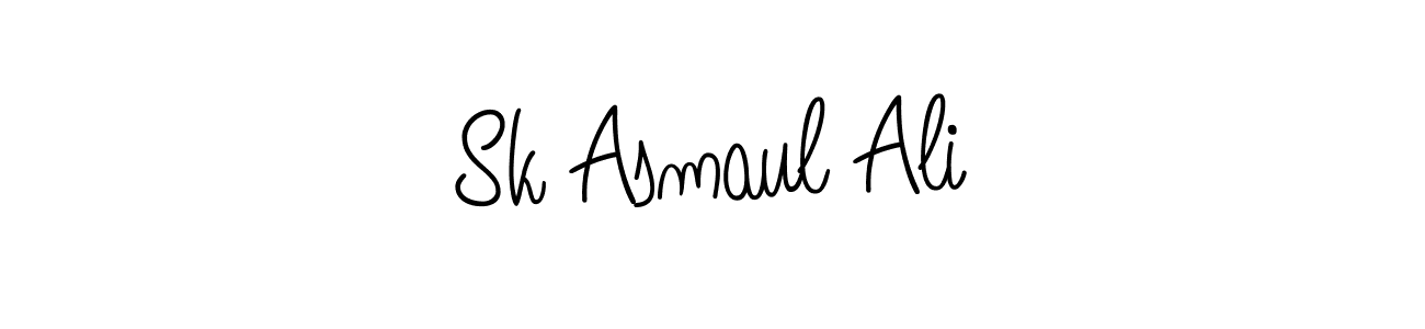 if you are searching for the best signature style for your name Sk Asmaul Ali. so please give up your signature search. here we have designed multiple signature styles  using Angelique-Rose-font-FFP. Sk Asmaul Ali signature style 5 images and pictures png