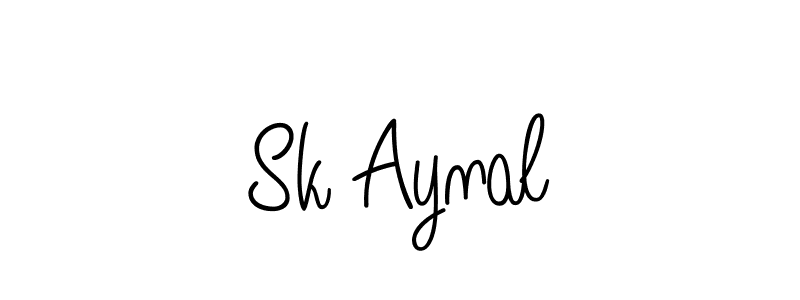 It looks lik you need a new signature style for name Sk Aynal. Design unique handwritten (Angelique-Rose-font-FFP) signature with our free signature maker in just a few clicks. Sk Aynal signature style 5 images and pictures png