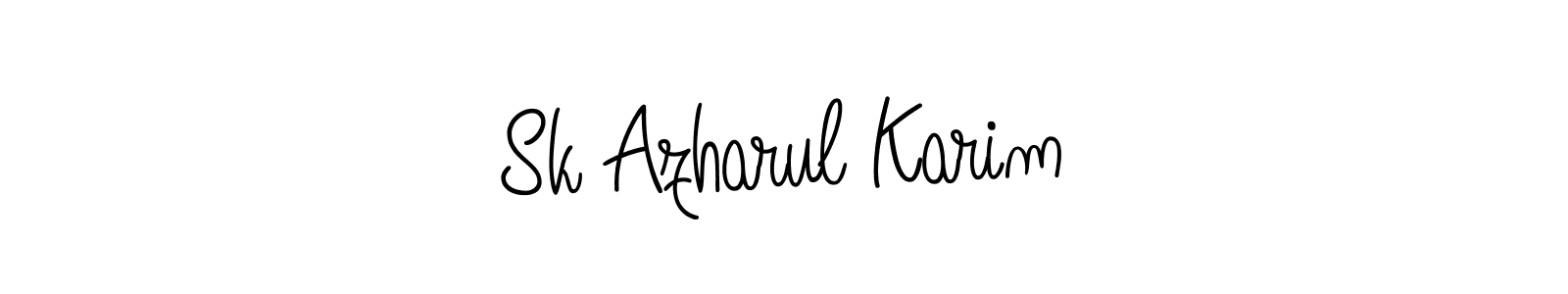 Also we have Sk Azharul Karim name is the best signature style. Create professional handwritten signature collection using Angelique-Rose-font-FFP autograph style. Sk Azharul Karim signature style 5 images and pictures png