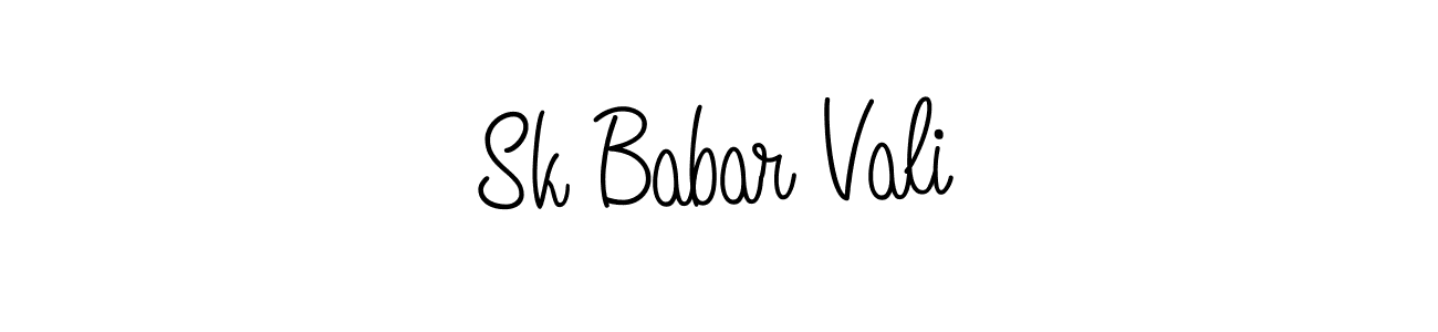 Once you've used our free online signature maker to create your best signature Angelique-Rose-font-FFP style, it's time to enjoy all of the benefits that Sk Babar Vali name signing documents. Sk Babar Vali signature style 5 images and pictures png