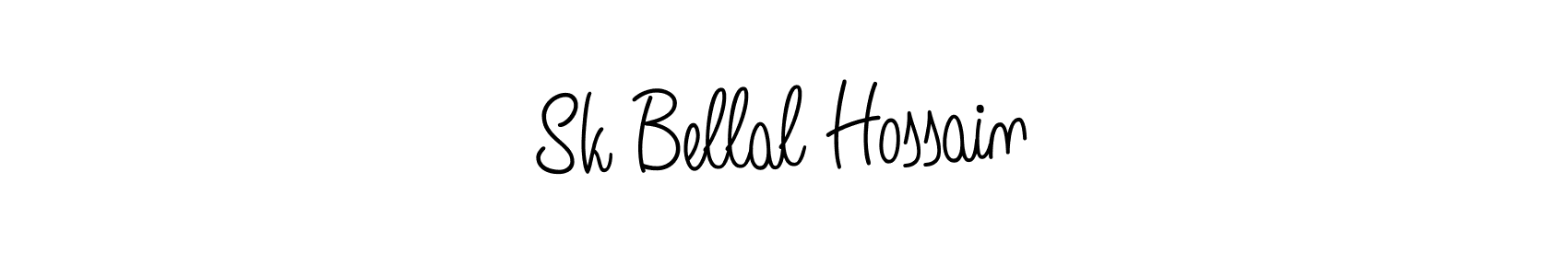 Create a beautiful signature design for name Sk Bellal Hossain. With this signature (Angelique-Rose-font-FFP) fonts, you can make a handwritten signature for free. Sk Bellal Hossain signature style 5 images and pictures png