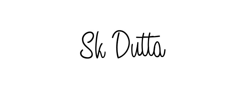 Create a beautiful signature design for name Sk Dutta. With this signature (Angelique-Rose-font-FFP) fonts, you can make a handwritten signature for free. Sk Dutta signature style 5 images and pictures png