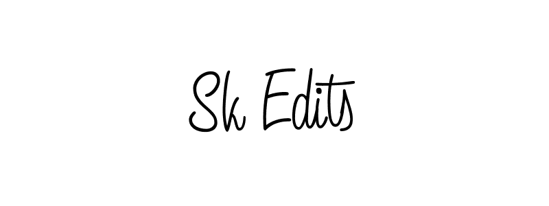 How to Draw Sk Edits signature style? Angelique-Rose-font-FFP is a latest design signature styles for name Sk Edits. Sk Edits signature style 5 images and pictures png