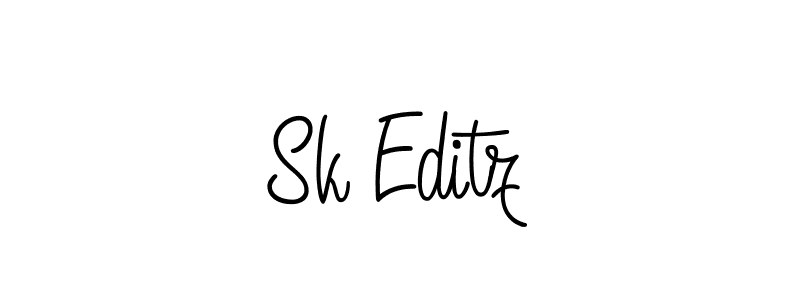 Create a beautiful signature design for name Sk Editz. With this signature (Angelique-Rose-font-FFP) fonts, you can make a handwritten signature for free. Sk Editz signature style 5 images and pictures png