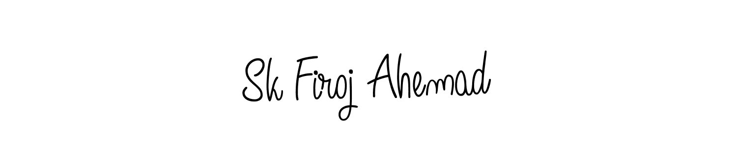 Angelique-Rose-font-FFP is a professional signature style that is perfect for those who want to add a touch of class to their signature. It is also a great choice for those who want to make their signature more unique. Get Sk Firoj Ahemad name to fancy signature for free. Sk Firoj Ahemad signature style 5 images and pictures png