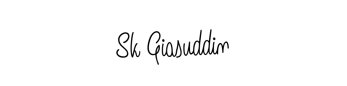 Also we have Sk Giasuddin name is the best signature style. Create professional handwritten signature collection using Angelique-Rose-font-FFP autograph style. Sk Giasuddin signature style 5 images and pictures png