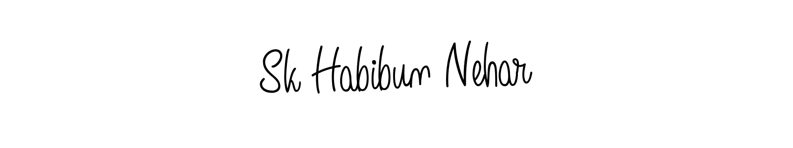 Also You can easily find your signature by using the search form. We will create Sk Habibun Nehar name handwritten signature images for you free of cost using Angelique-Rose-font-FFP sign style. Sk Habibun Nehar signature style 5 images and pictures png