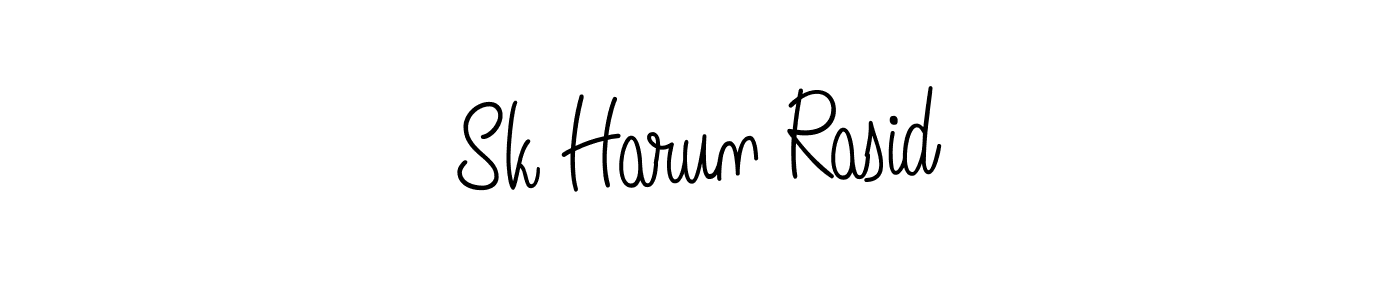 Angelique-Rose-font-FFP is a professional signature style that is perfect for those who want to add a touch of class to their signature. It is also a great choice for those who want to make their signature more unique. Get Sk Harun Rasid name to fancy signature for free. Sk Harun Rasid signature style 5 images and pictures png