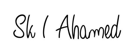 Get inspired by this graceful Angelique-Rose-font-FFP signature style for name Sk I Ahamed. Smooth loops and balanced proportions for everyday use. Sk I Ahamed signature style 5 images and pictures png