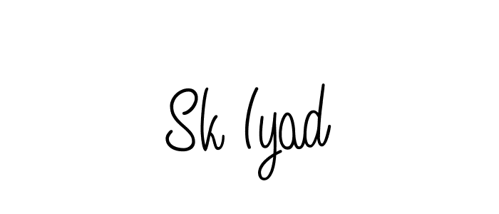 Create a beautiful signature design for name Sk Iyad. With this signature (Angelique-Rose-font-FFP) fonts, you can make a handwritten signature for free. Sk Iyad signature style 5 images and pictures png
