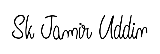 A modern signature idea for name Sk Jamir Uddin using Angelique-Rose-font-FFP font. Clean strokes and elegant curves make it stand out instantly. Sk Jamir Uddin signature style 5 images and pictures png