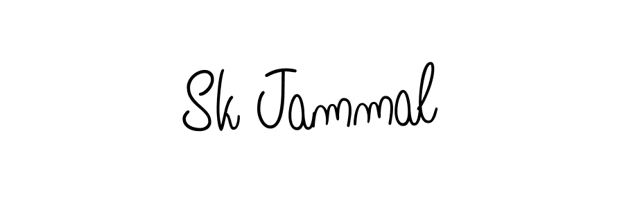 Create a beautiful signature design for name Sk Jammal. With this signature (Angelique-Rose-font-FFP) fonts, you can make a handwritten signature for free. Sk Jammal signature style 5 images and pictures png